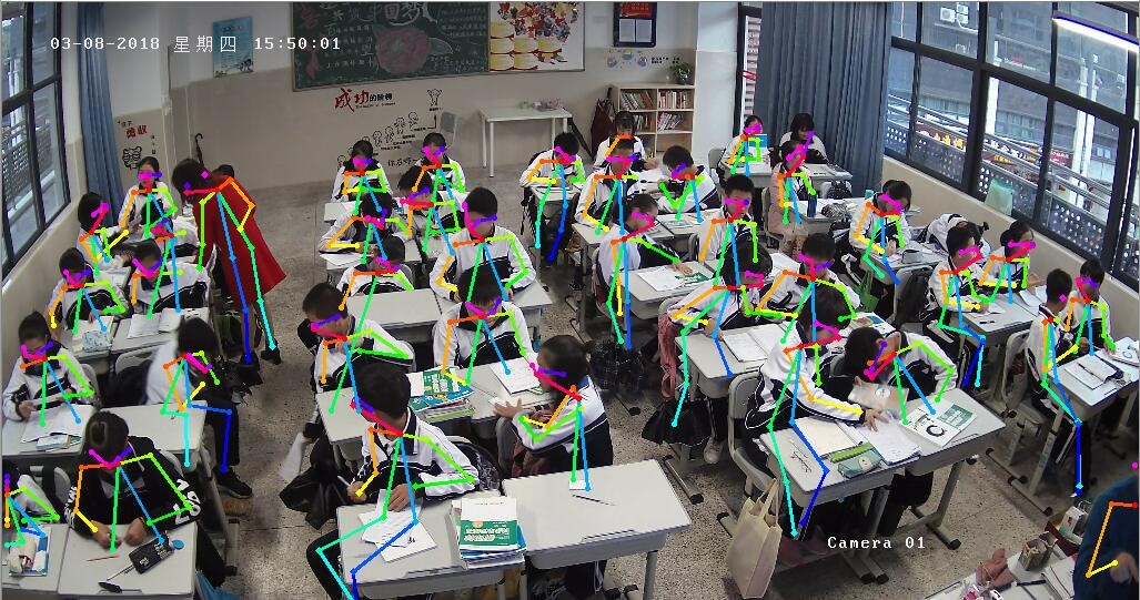 云盯人体姿态及行为识别系统